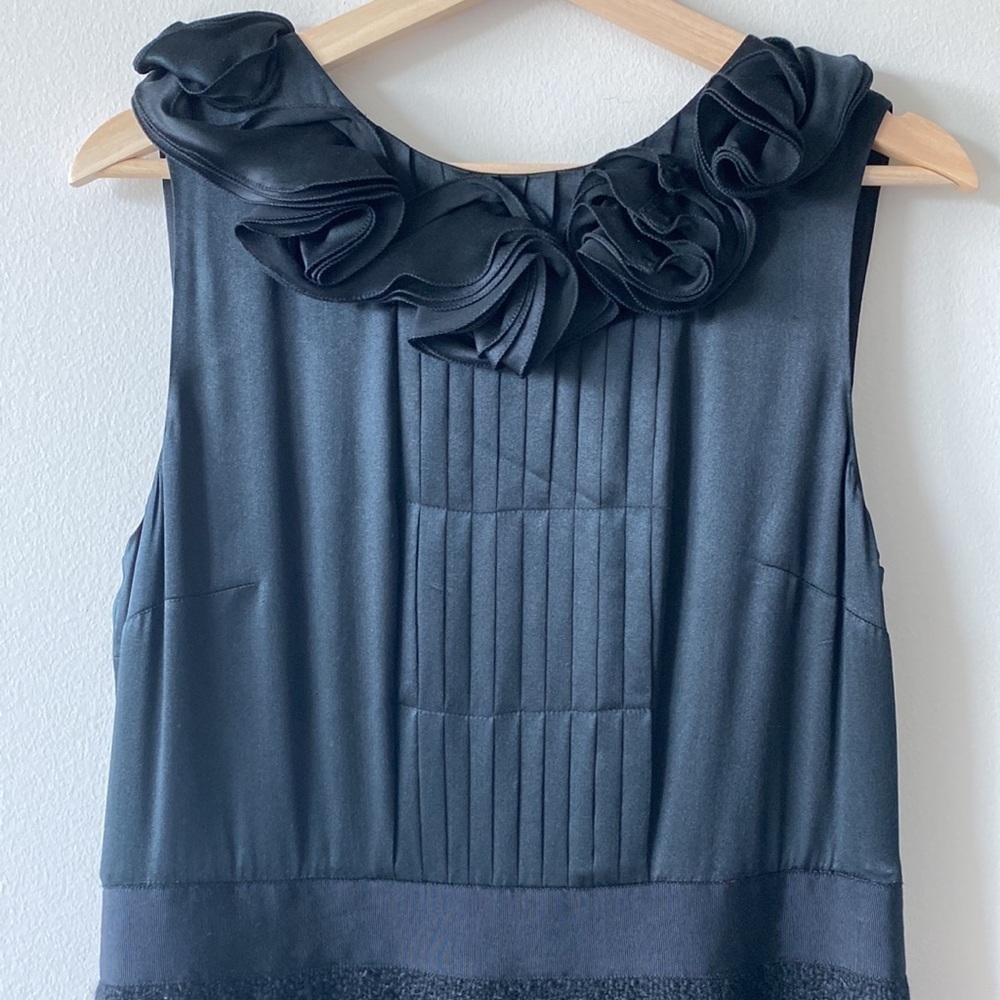 MAGASCHONI Collection Black Dress Silk - Picture 2 of 12